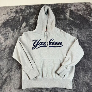 Vtg Nike MLB Center Swoosh New York Yankees Men's S Hoodie Sweatshirt Pullover